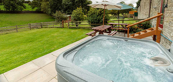 Hot Tubs at our holiday cottages